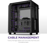 NZXT H6 Flow RGB Mid Tower Cristal Templado USB-C Negra