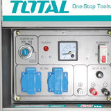 TOTAL - Generador Electrico Diesel | 5000 W | Grupo Electrogeno Silencioso | Monofasico | Mod. Tp450001