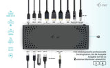 I-Tec Docking - Estación USB -A/-C TB Dual Dock Dual Display Dock PD 100W