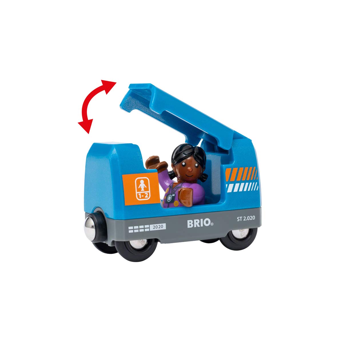 BRIO Set ferroviario con túneles de acción Smart Tech