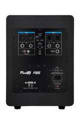 Fluid Audio Subwoofer de Estudio Activo F8S (Amplificador de Clase D de 200 W, Respuesta en frecuencia de 30-200 Hz, Compacto y Potente, con Pedal de Control de Graves),Negro