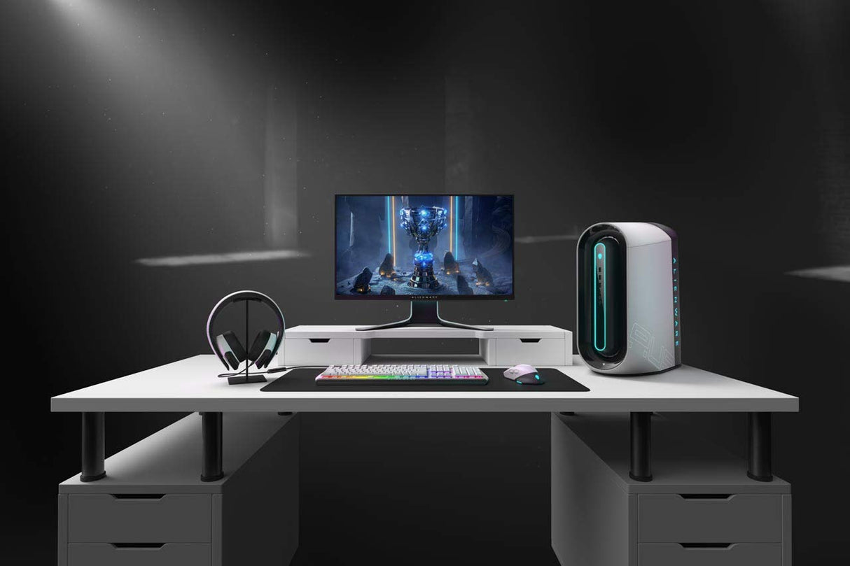Alienware AW510K - Teclado RGB para Juegos (bajo Perfil) lunar light, estadounidense internacional (QWERTY)