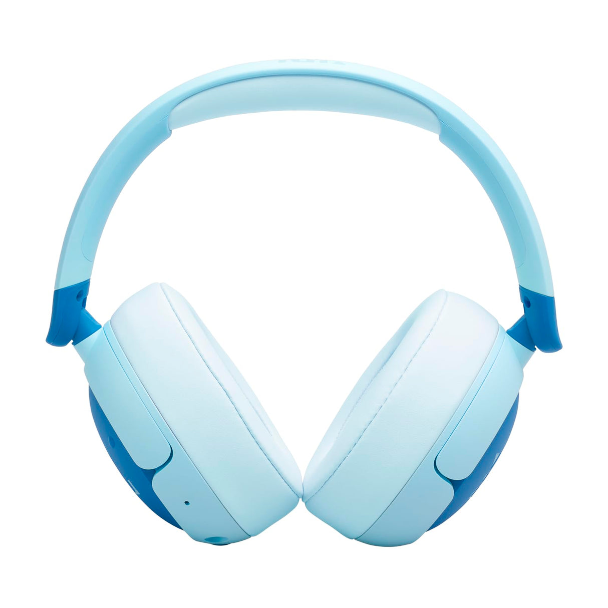 JBL Junior 470 NC, Auriculares supraaurales e inalámbricos para niños, Bluetooth, cancelación Activa de Ruido, volúmen hasta 85 dB, 50 hrs de batería, Set de Pegatinas, diseño Plegable, Azul