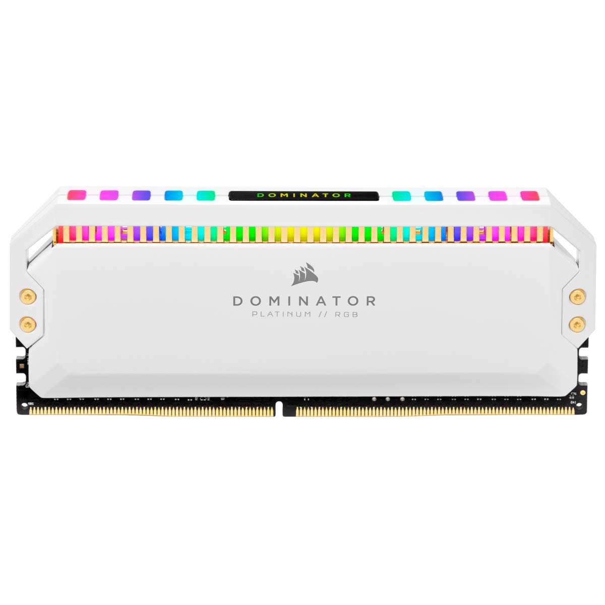 Corsair Dominator Platinum RGB 32 GB DDR4 3200MHz C16, AMD Optimizado LED RGB Memoria de Sobremesa Rendimiento de Alta, Respuesta Ajustados, 12 Direccionables CAPELLIX Leds RGB, 4 x 8 GB, Blanco