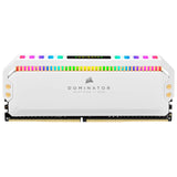 Corsair Dominator Platinum RGB 32 GB DDR4 3200MHz C16, AMD Optimizado LED RGB Memoria de Sobremesa Rendimiento de Alta, Respuesta Ajustados, 12 Direccionables CAPELLIX Leds RGB, 4 x 8 GB, Blanco