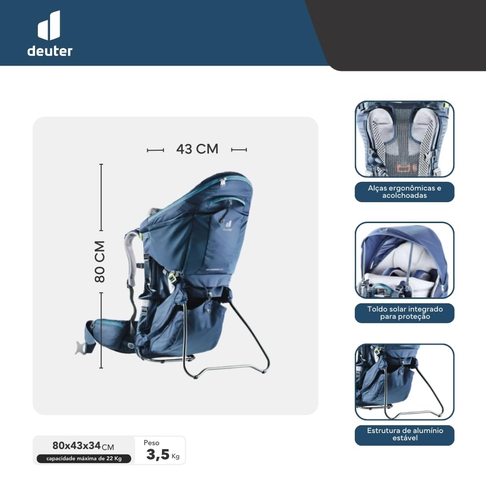 deuter Kid Comfort Pro Portabebés con mochila pequeña
