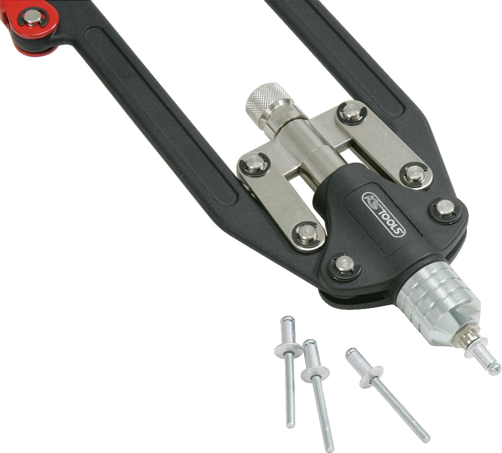 KS Tools 150.9630 - Pack de 11 piezas con tenazas para remaches universales, en maletín de plástico