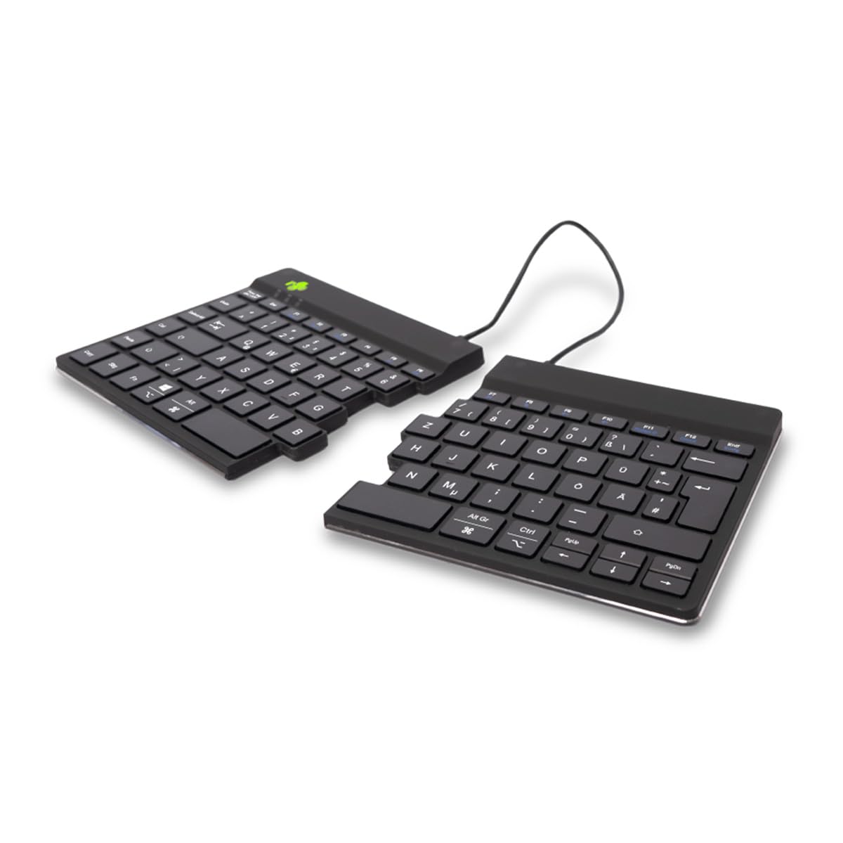 R-GO TOOLS Clavier ergonomique R-Go Split Break Avec logiciel de Pause, Clavier ergonomique divisé, QWERTZ (DE),