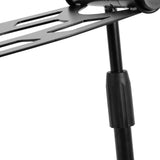 UDG Ultimate-DJ-Gear.COM Soporte para portátil Ajustable en Altura Color Negro - Estante telescópico Ajustable en Altura para portátil Que Gira 360°, Adecuado para DJs móviles y músicos electrónicos