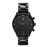 MVMT Reloj Analógico de Cuarzo Multifunción para Hombre con Correa de Acero Inoxidable Negra - 28000232-D