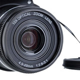 Rollei Powerflex10X - Zoom óptico 10x, 8 Modos de Foto, hasta 64 MP, Flash Plegable, grabación de vídeo 4K y aplicación para Smartphone
