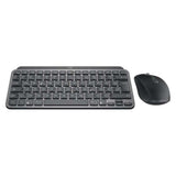 Logitech MX Keys Mini Combo para Negocios, Teclado y Mouse inalámbricos compactos, tecnología Logi Bolt, Bluetooth, Certificado para Windows/Mac/Cromo/Linux, Grafito
