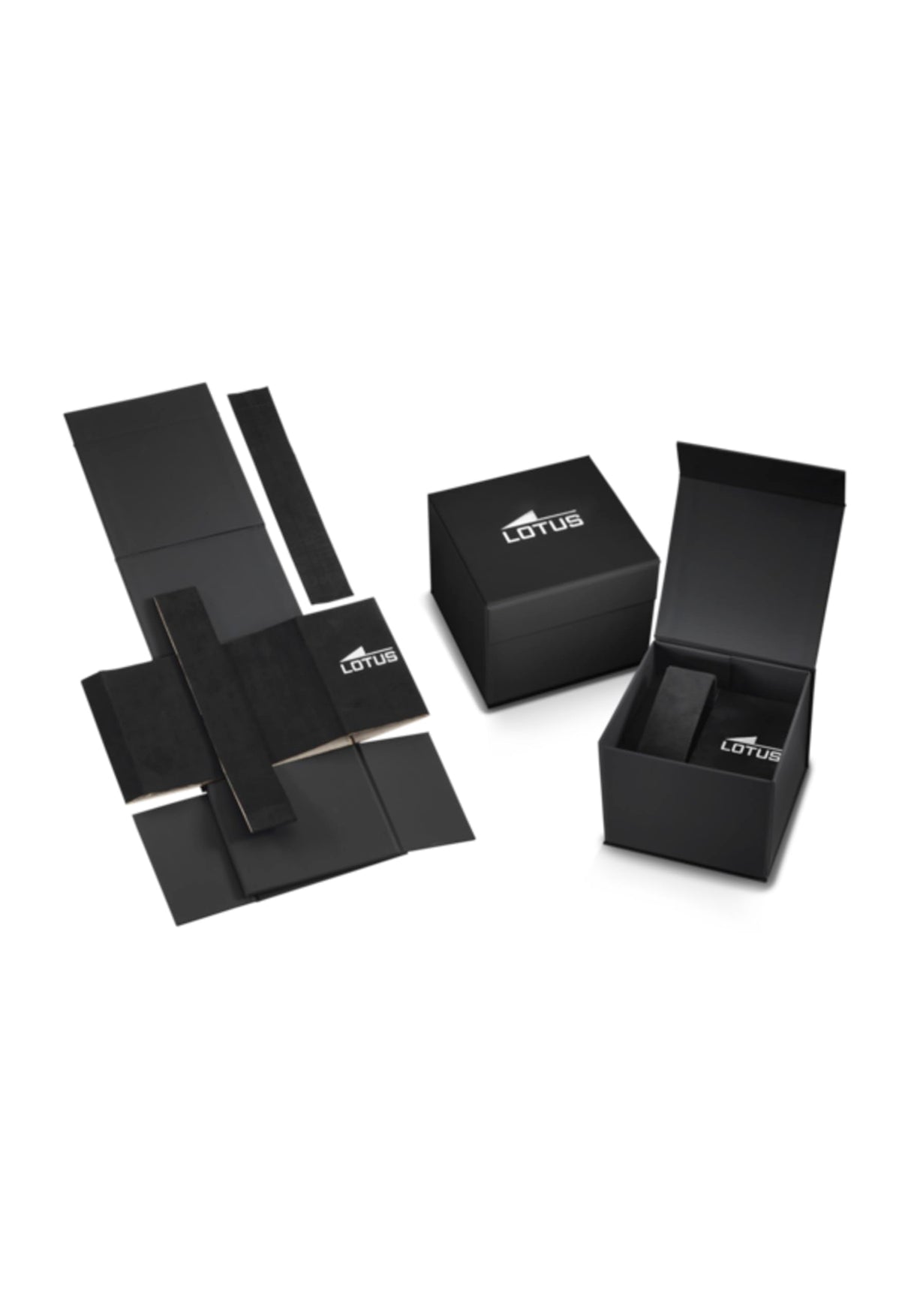 Lotus Reloj Modelo 18759/3 de la colección Excellent, Caja de 44,5 mm Negro con Correa de Acero para Caballero