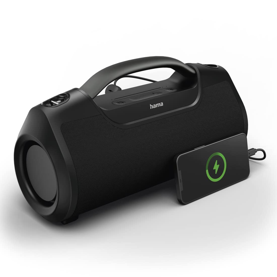 Hama | Altavoz portátil Bluetooth con Sonido Potente 60 W, Resistente al Agua IPX6, batería 12 h, Bluetooth, AUX y USB‑C