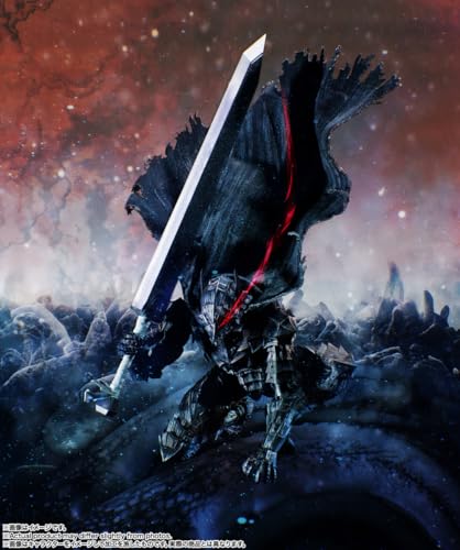 TAMASHII NATIONS S.H. Figuarts Berserk Guts (Armadura Berserk) - Apasionado - Aprox. 160 mm, ABS, PVC y Tela, Figura de acción prepintada