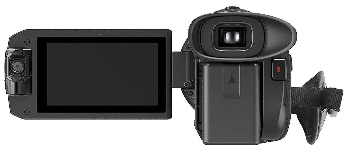 Panasonic HC-VXF1EG-K Videocámara Semi-Profesional de 24x, Gran Visor electrónico, O,I,S de 5 Ejes, Objetivo Leica F1.8, F4, Zoom 25 mm, 600 mm, 4K, HD, Color Negro
