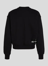 KARL LAGERFELD JEANS, para Mujer, Sudadera Normal con el Logotipo Essential, Negro, Extrapequeños