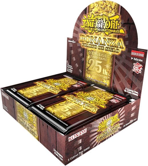 YU-GI-OH! Juego DE Cartas COLECCIONABLES - Quarter Century Bonanza Display