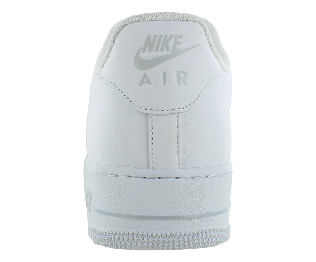 NIKE Air Force 1, Sneaker Hombre, White Dk Smoke Grey, 38.5 EU