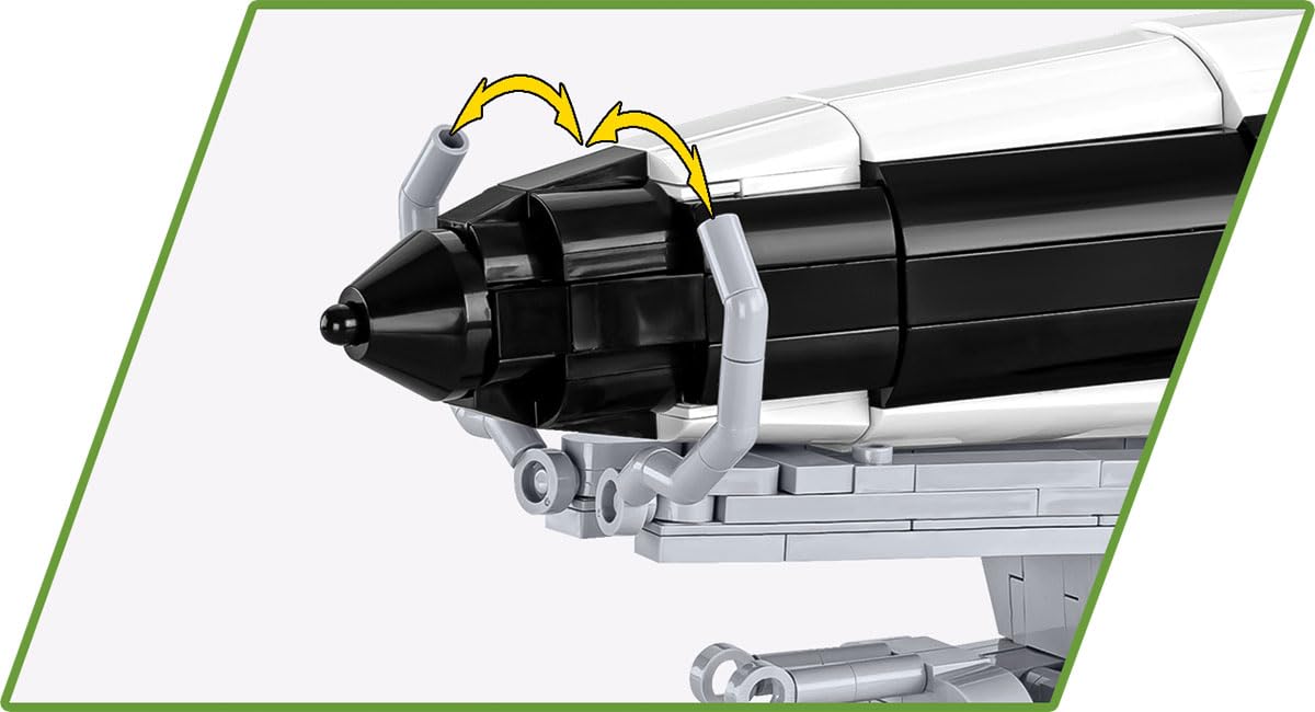 COBI V2 Cohete & Transporter – Edición Executive – Juego de Bloques de sujeción Compuesto por 1191 Elementos de construcción – Artículo nº 3120 – Compatible con Bloques de sujeción de Otros