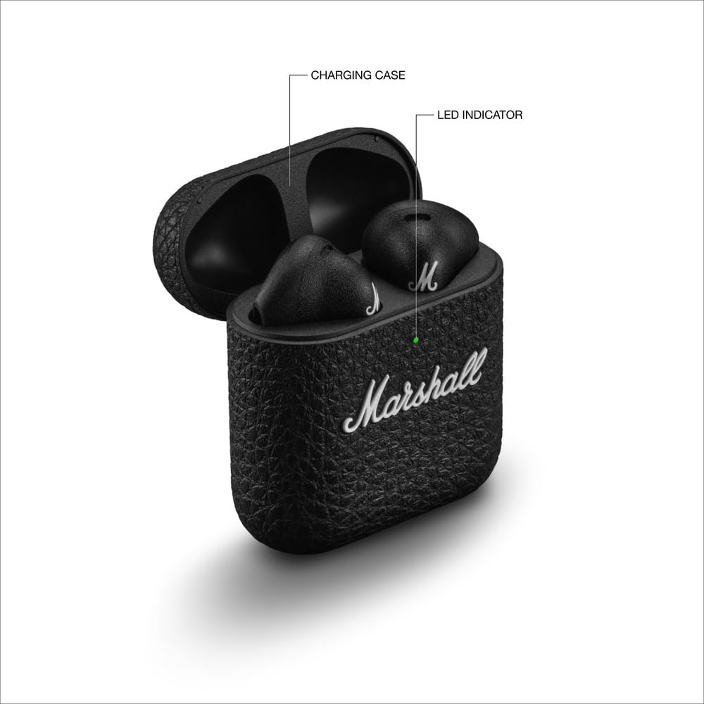 Marshall Minor IV Auriculares Inalámbricos Bluetooth, Auriculares Inalámbricos - Negro
