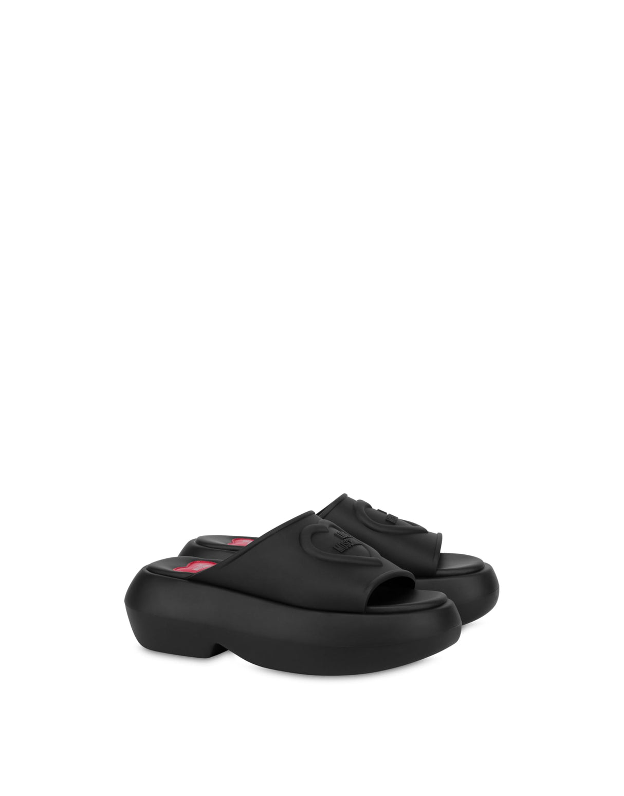 Love Moschino Polja28207i0mi40000, Sandalia Mujer, Negro, 39 EU