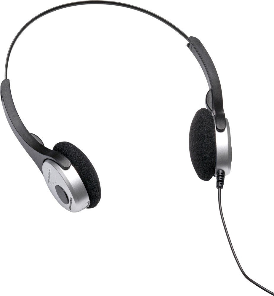 Grundig Digta 565 Supraaural Diadema Negro, Plata - Auriculares (Supraaural, Diadema, Alámbrico, 95 dB, 2,6 m, Negro, Plata)