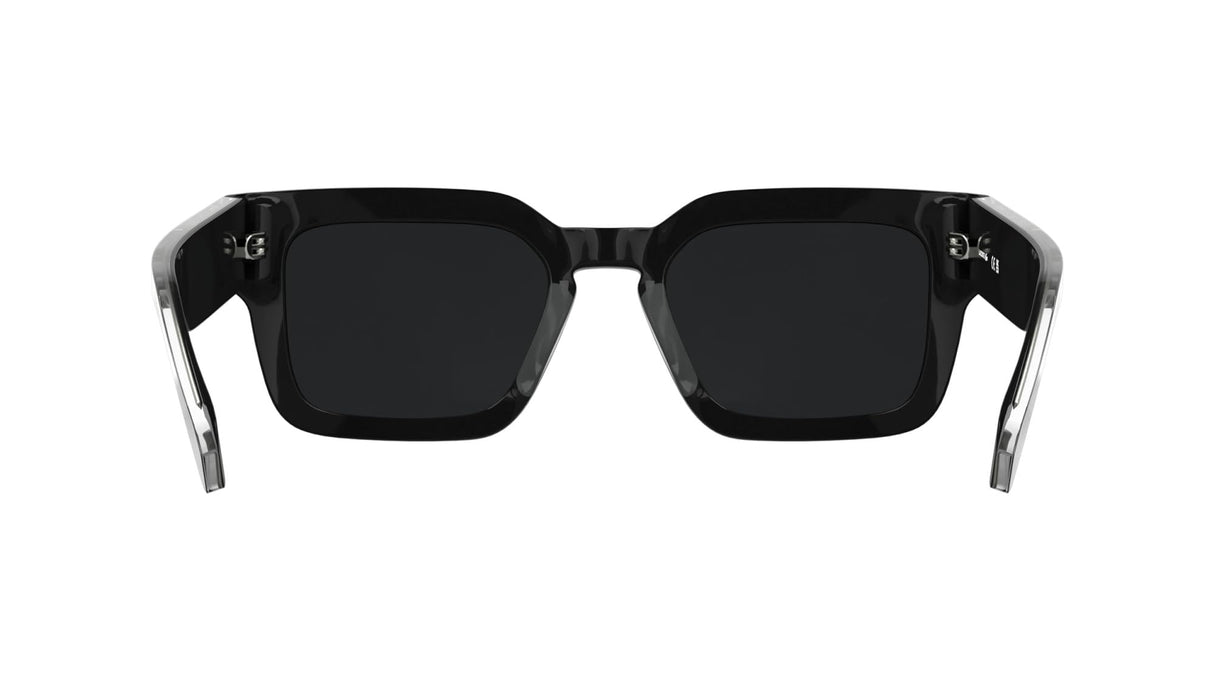 Lacoste Unisex Adult Sunglasses L6071S - Black with Solid Grey Lens