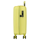 Joumma Disney Minnie Line Maleta de Cabina Amarillo 40x55x20 cms rígida 2,8 kgs Cierre TSA Integrado ABS 2,8 kgs 37L Extensible Equipaje de Mano