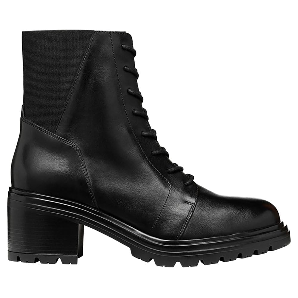 Geox D Damiana C, Botín Mujer, Black, 37.5 EU