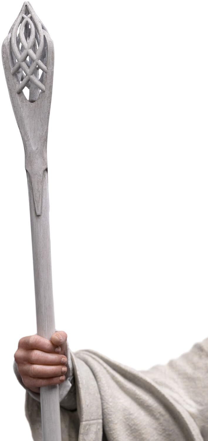 Weta Workshop - Trilogía del Señor de los Anillos - Serie clásica - Estatua de Gandalf The White Polystone