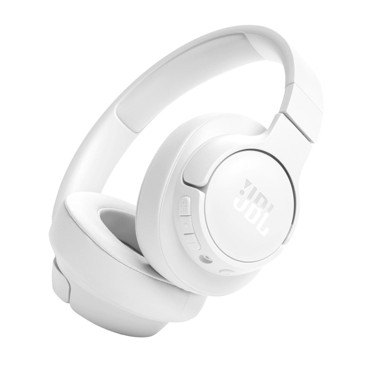 JBL Auriculares Tune 720 BT, inálambricos por Bluetooth, 76 horas de reproducción con JBL Pure Bass, plegables, blanco
