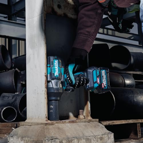 Makita XGT TW002GZ - Llave de impacto inalámbrica de 40 V, 1700 Nm, unidad de 1/2 pulgada, 1800 rpm