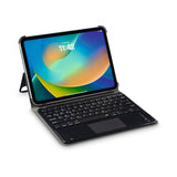 Hama Funda con Teclado para iPad Air de 13" 2024 (Teclado Bluetooth con Panel táctil, función Atril, Funda magnética, Funda para Tablet para Apple iPad Air de 13 Pulgadas, Teclado extraíble), Color