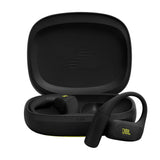 JBL Endurance Zone Auriculares Deportivos inalámbricos Abiertos True Wireless, diseño ergonómico de Gancho, OpenSound, 32 h de autonomía, Resistencia IP68, Google Finder, Negro/Verde
