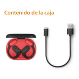 Philips TAA6709: Auriculares Deportivos Open Ear con Bluetooth y tecnología True Wireless - Negro
