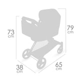 Carro de Muñecas Capriccio 3x1 DeCuevas Toys 81773