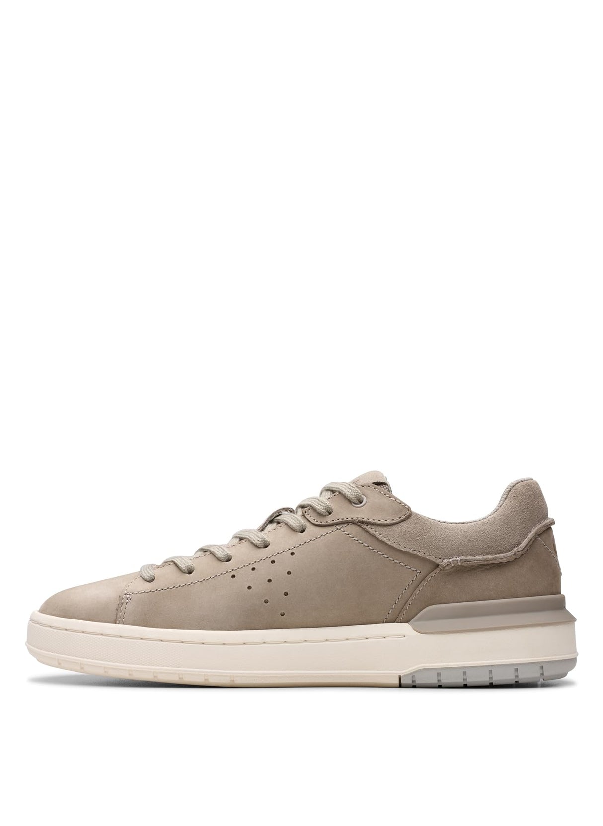 Clarks Courtlite2 Run, Zapatillas Hombre, Grey Nubuck, 47 EU