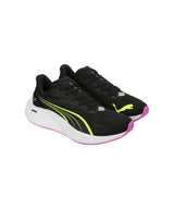PUMA Electrify Nitro 4 WN, Zapatillas para Correr de Carretera Mujer, Black-Yellow Alert, 37.5 EU