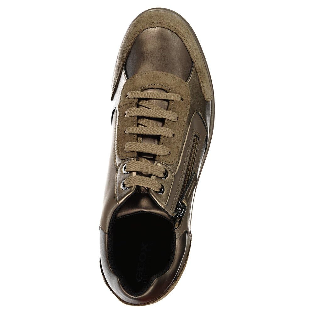 Geox D Ilde C, Zapatillas, Dk Taupe, 41 EU
