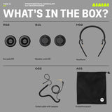 AIAIAI TMA-2 Professional DJ Over Ear Headphones (Talla única, Negro) - Auriculares de estudio con cable - Auriculares con cable de gama alta sobre la oreja