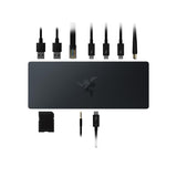 Razer Thunderbolt 4 Dock Chroma - Hub Premium con iluminación RGB para Windows y Mac (10 puertos en uno, salida a Dos monitores 4K o un monitor 8K) Negro