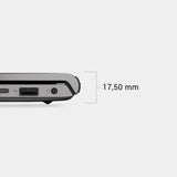 Dell 15 Ordenador Portátil DC15250 15.6" FHD 120Hz, Intel Core i3-1300U, 8GB RAM DDR4, 512GB SSD, Intel UHD, Windows 11 Home, Teclado retroiluminado QWERTY Español – Negro Carbón