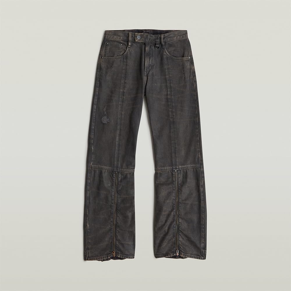 G-STAR Para Mujer Jeans Judee Biker Low Waist Loose, Marrón (Worn in Ignition Destroyed D25287-D490-G795), 25W / 28L