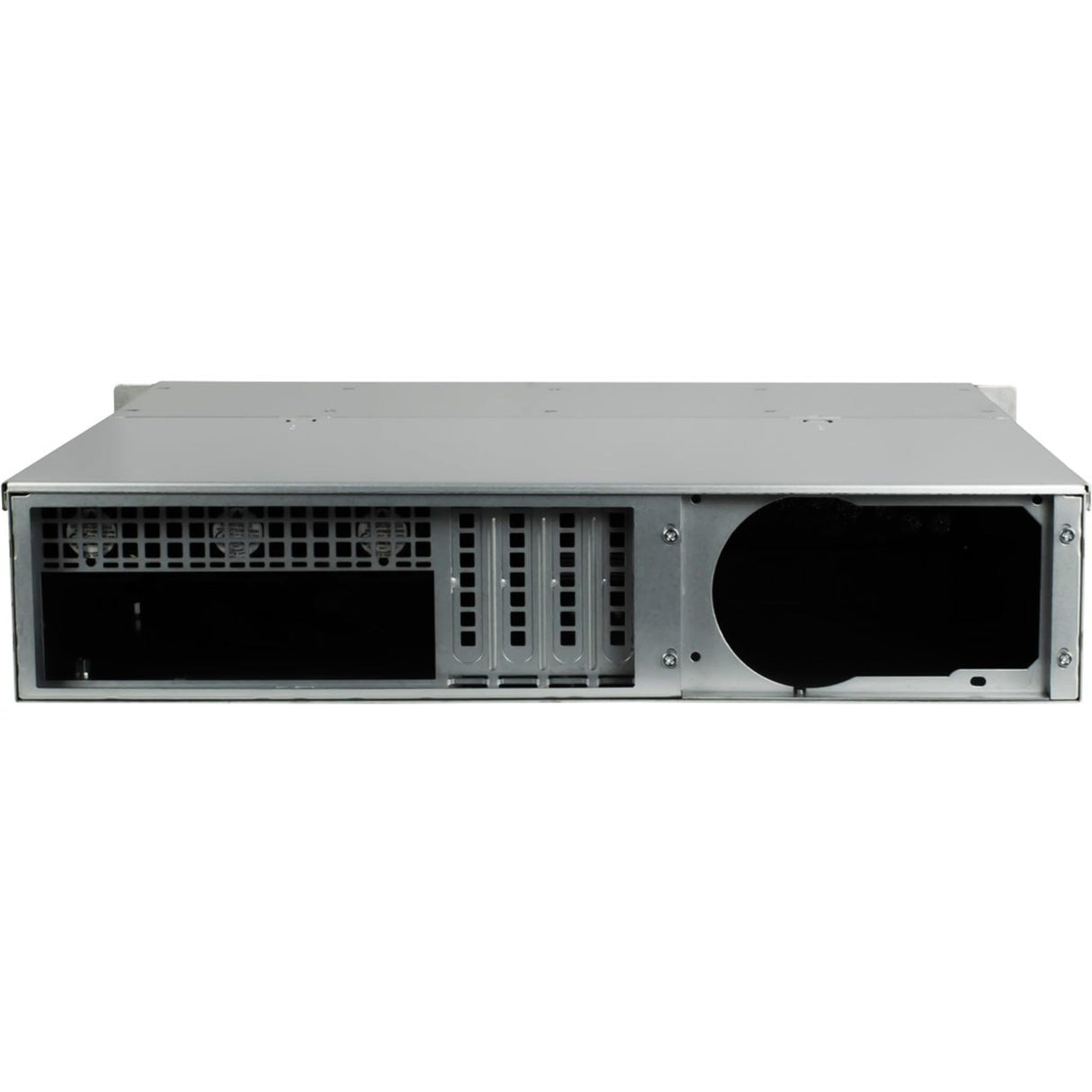 Inter-Tech Case IPC Storage 2U-2404S 40 cm Negro/Plateado