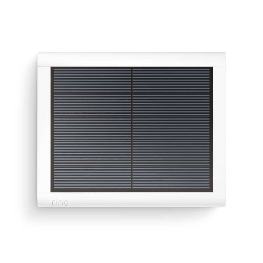 Panel solar de Ring (2.ª generación) con USB-C para Ring Spotlight Cam Plus, Ring Spotlight Cam Pro, 4 W (blanco)