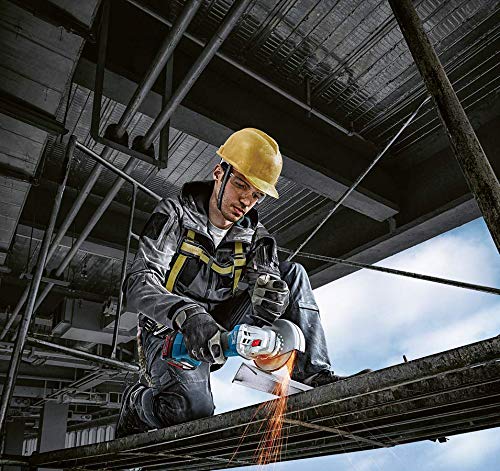 Bosch Professional 18V System GWS 18V-7 - Amoladora angular a batería (Brushless, Ø 125 mm, 11000 rpm, sin batería, en L-BOXX)