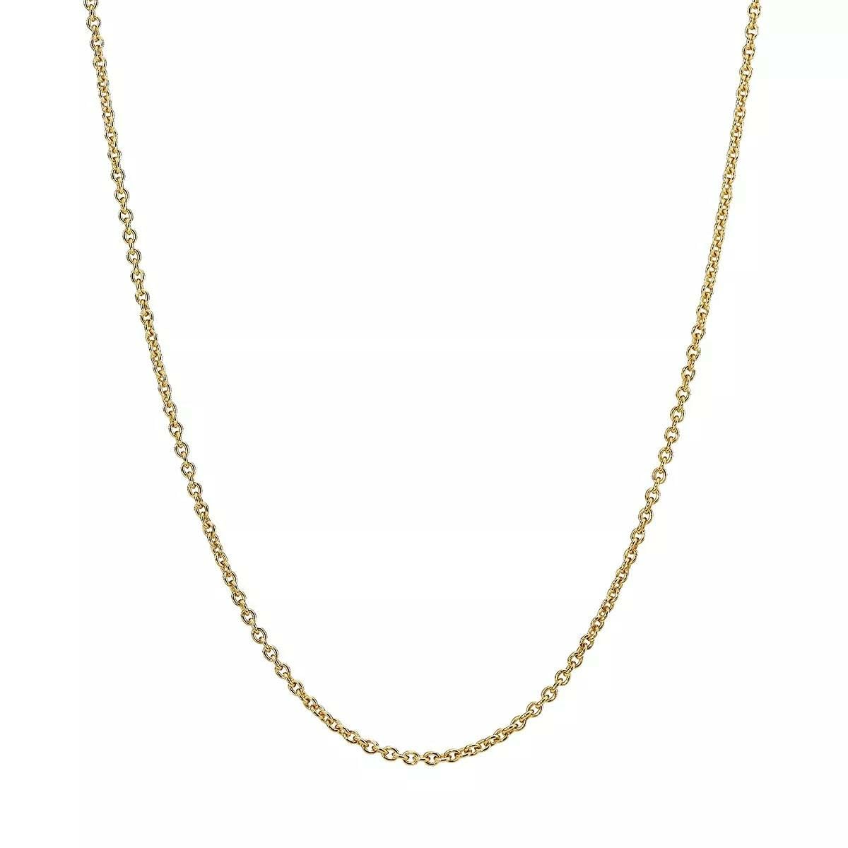 Pandora Icons Collar chapado en oro de 14 quilates, 45
