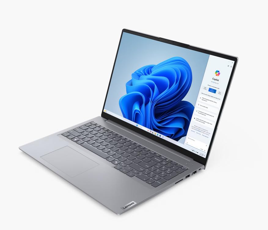 Lenovo ThinkBook 16 G6 IRL - Ordenador Portátil 16" WUXGA, (Intel Core i7-13700H, 16GB RAM, 512SSD, Integrated Intel Graphics, W11Pro), Arctic Grey -Teclado QWERTY Español