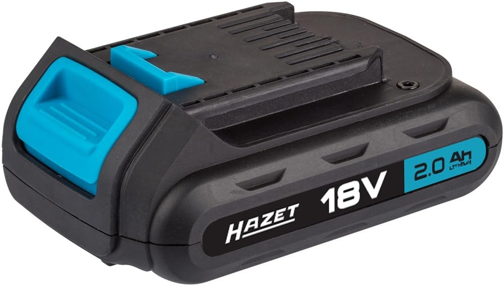Hazet 9230-2/4 - Taladro inalámbrico (4 piezas, en maletín de plástico, incluye cargador rápido, 2 baterías de iones de litio de 18 V, 2 Ah)